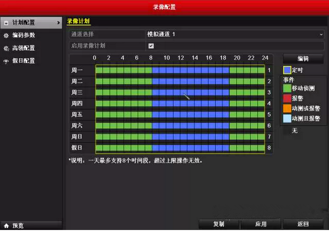 監控安裝設備??低暥〞r(shí)錄像